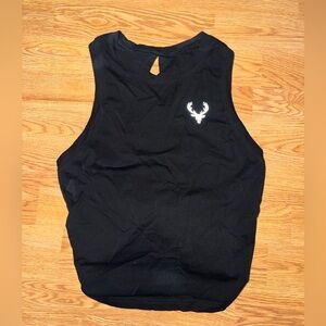 Bucked up crop tank top